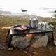 thumbnail image 4 of Parrilla Plegable, Rejilla de hierro resistente para cocinar al aire Parrilla ligera para barbacoa Accesorios de camping, 4 of 4