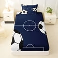 thumbnail image 3 of Erosebridal Football Games Twin Sheet Sets For Kids,Boys Sports Theme Bedding 3pcs, 3 of 6