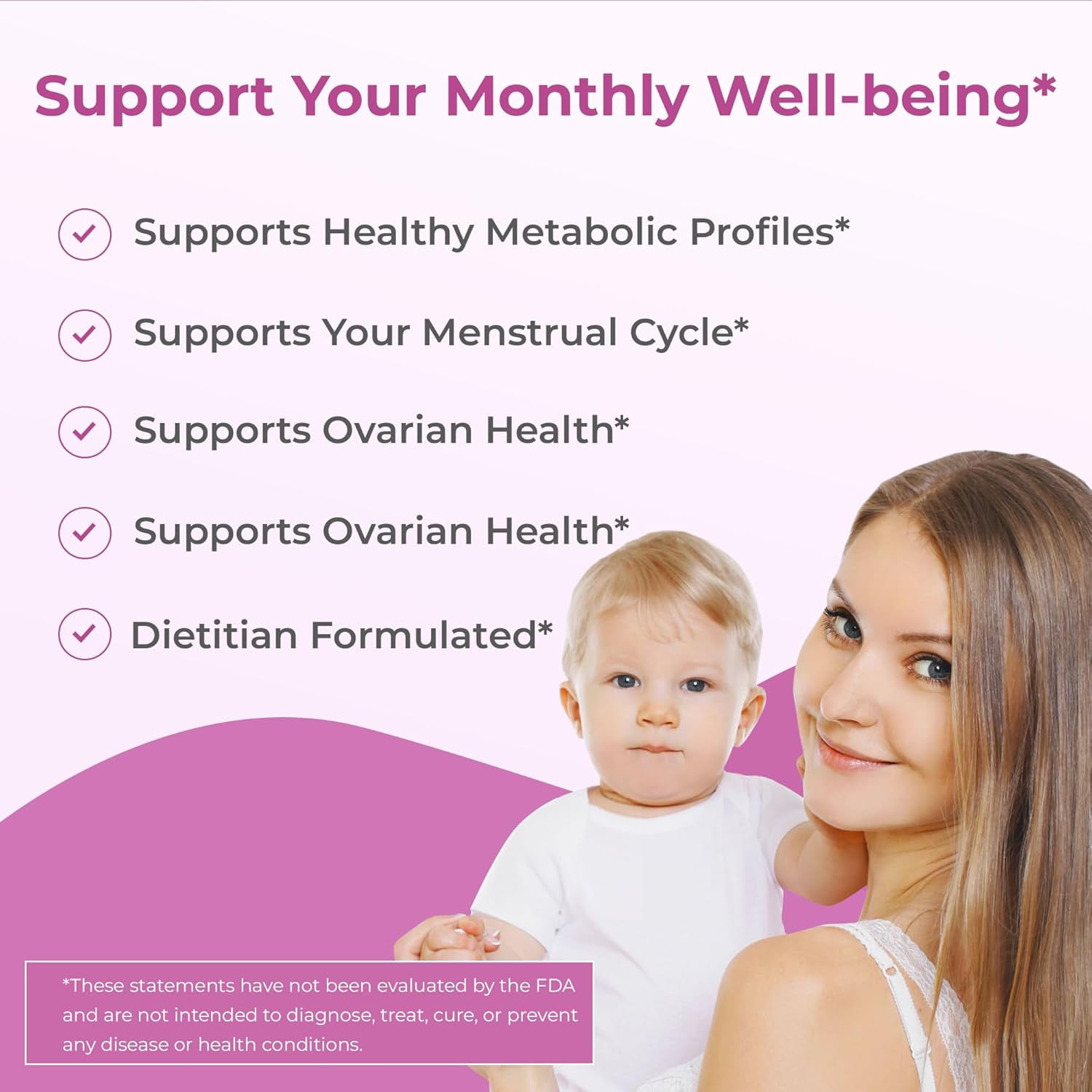 MR ROS PCOS Inositol Gummies Strawberry Flavor, Myo & D-Chiro Inositol 40:1 Ratio, 60 Gummies