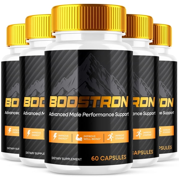 Boostron Capsules for Men Advanced Formula Support Supplement 300 Capsules