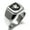 Silver, variant on Stainless Steel Dove Peace Coat of Arms Shield Engraved Square Flat Top Biker Style Polished Signet Ring