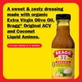 thumbnail image 3 of (6 pack) Bragg Organic Ginger Sesame Salad Dressing and Marinade with Apple Cider Vinegar, 12 fl oz Bottle, 3 of 11