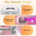 thumbnail image 3 of Pet Steam Brush Set for Dogs, 2025 New Self-Cleaning Pet Brush, Multi-Function Pets Hair Removal Brushes for Home Use, Portable Dog Cat Grooming Brushes for Pets Owners, 3 of 8
