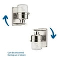 thumbnail image 5 of Beckner Collection One-Light Brushed Nickel Clear Glass Urban Industrial Bath Light, 5 of 14