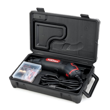 HYPER TOUGH 1.5 AMP CORDED ROTARY TOOL WITH 105 ACCESSORIES, 120V VARIABLE SPEED AND STORAGE CASE