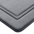 thumbnail image 4 of Mainstays Memory Foam Bath Mat Set Grey, 4 of 5