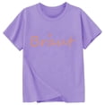thumbnail image 3 of Vêtements pour Filles T-Shirts Graphiques à Col Rond Hauts de Baseball T-Shirts pour Filles 4T, 3 of 3