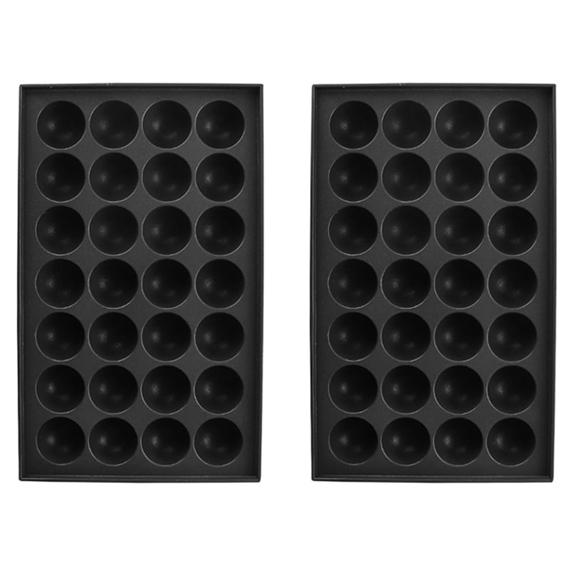 2X 28 Holes 4cm Takoyaki Hot Plate Non Stick Takoyaki Takoyaki Plate