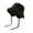Black, variant on Jamicy Winter Bucket Hat with Ear Flap Fluffy Faux Fur Fisherman Cap for Women Men Solid Color Style Keep Warm Hats