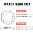 thumbnail image 6 of ANTHOUSE  Bands Compatible with Apple Watch Band 41mm 40mm 38mm 45mm 44mm 42mm, [3 PACK] Sport Silicone Wristbands Straps Replacement for iWatch Series 8 7 6 5 4 3 SE Men Women, 6 of 11