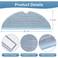 thumbnail image 4 of Almohadillas de repuesto para mopa de aspiradora Roborock, paño de microfibra con gran absorción de agua para S7 MaxV Ultra y más, 4 of 5