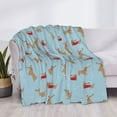 thumbnail image 3 of Yiaed Dachshund Dog Print Blanket Throw Blanket Soft Cozy Flannel Blanket for Home Bed Sofa Couch Chair-80"x60", 3 of 6