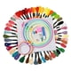 thumbnail image 4 of Kit de costura para bordado, círculos, punto de cruz, aros, hilos para costura artesanal 6 aro de plástico + hilo de 100 colores, 4 of 9