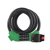 MELIVO Bike Lock,47.24" Kids Bike Lock,Cable Bicycle Lock Scooter Locks Anti Theft,Green