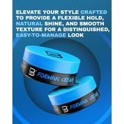 L3 Level 3 Forming Cream - Natural Look Hairstyle - Improves Volume - No Stickiness Level Three Hair Cream