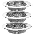 thumbnail image 1 of Kitchen Sink Strainer, Stainless Steel Sink Drain Strainer, Dishwasher Safe, 3 Pack, 1 of 1
