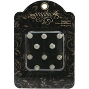Staples Ornate Metal Brads 10mm 10/Pkg-Shabby Chic, Pk 2, Graphic 45