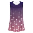 thumbnail image 4 of Juslio Womens Tank Top Gradient Breathable Plus Size Tank Top,Summer Print Loose Tank Tops, 4 of 5