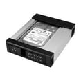 thumbnail image 3 of StarTech.com 5.25 Pouces to 3.5 Pouces Trayless Hard Drive Hot Swap Bay - Removable Hard Drive Bay for 3.5 Pouces SATA/SAS Drives - Aluminum (HSB1SATSASBA) - Storage Bay adapter - 5.25 Pouces to 3.5 Pouces - for P/N : 25SATSAS35HD, 3 of 7