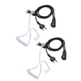 thumbnail image 1 of 2 Unids 2Pin Clear Acústica Bobina Tubo Walkie Talkie Auricular Policía PTT Auriculares Auriculares Micrófono Para Midland Radios De 2 Vías Soledad Auricular de radio bidireccional, 1 of 10