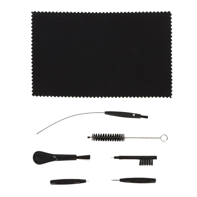 Sound Amplifier Cleaning Kits, Sound Aid Cleaning Kits 7pcs Multi Purpose Effective Cleaning with Storage Box for Traveling