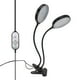 thumbnail image 2 of Luz LED Para Cultivo De Plantas, Lámpara De Crecimiento De Doble Cabeza, 5 Niveles Regulables, Clip, 2 of 5
