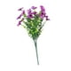 thumbnail image 3 of Ramo de flores violetas artificiales, planta falsa para jardín de casa con tallos verdes Púrpura, 3 of 9