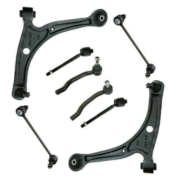 8 Pc New Suspension Tie Rod Ends Inner Outer Sway Bar Links Upper