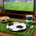 thumbnail image 4 of Large Paper Plates Soccer-Themed Disposable 7-In 9-In Paper Plates Paper Cup Tissue Set of Party-Themed Tableware, 4 of 6