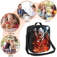 thumbnail image 5 of Terrifier Insulated Lunch Bags Bento Bag Zipper Portable Lunch-Box Shoulder Bag With Adjustable Shoulder Strap, 5 of 9