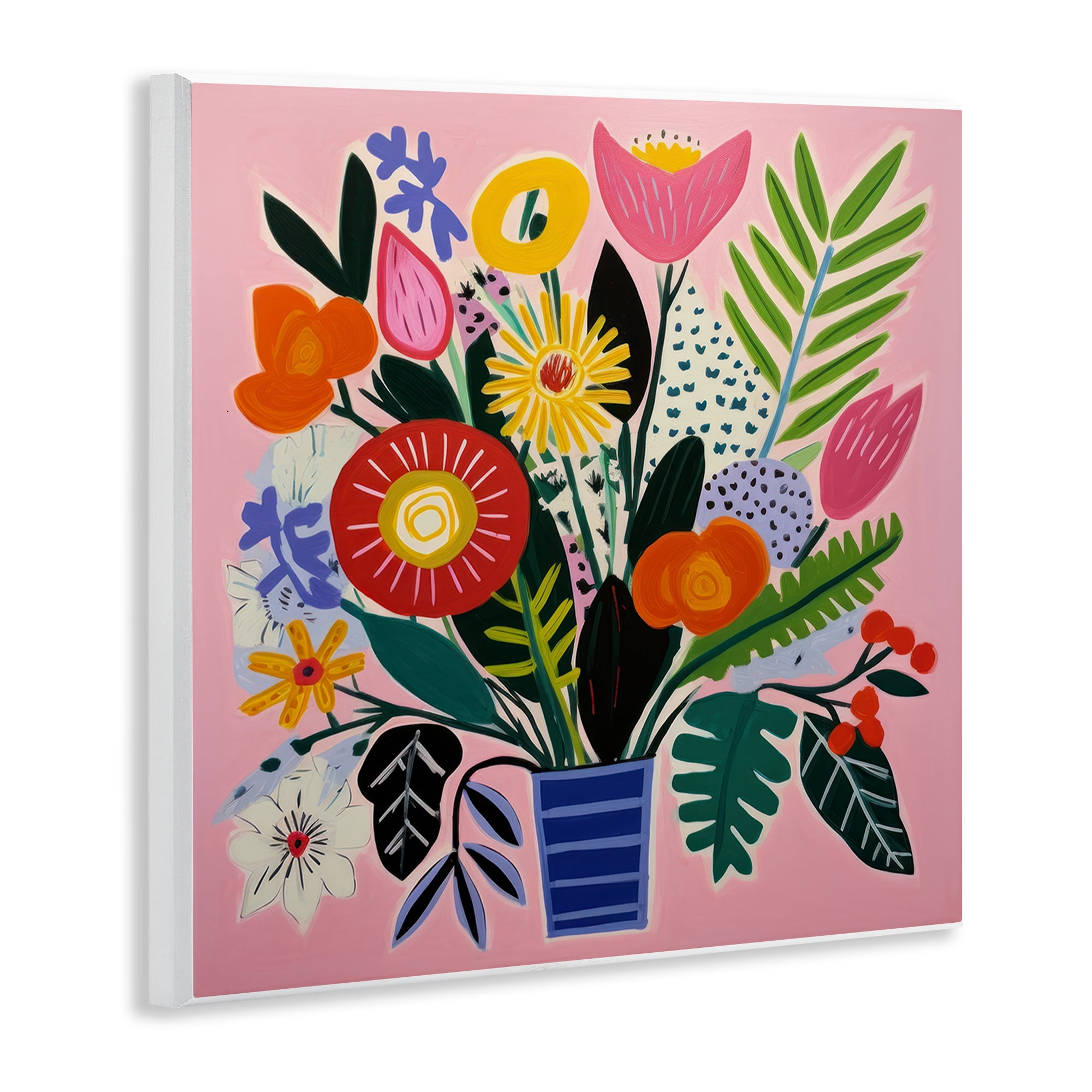 Stupell Industries Floral Flourish Summer Bouquet Wall Plaque Art, design by Lazar Studio