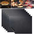 thumbnail image 5 of Chagetd Grill Mat for Outdoor BBQ Reusable Baking Mat Heat Resistant Fish Grilling Mat Non-Stick Works on Gas Charcoal Electric Grills Oven Liner, 5 of 8