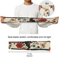 thumbnail image 6 of ALAZA Bohemia Flowers UV Sun Protection Arm Sleeves UPF 50+ Compression Cooling Sleeve 1 Pair, 6 of 7