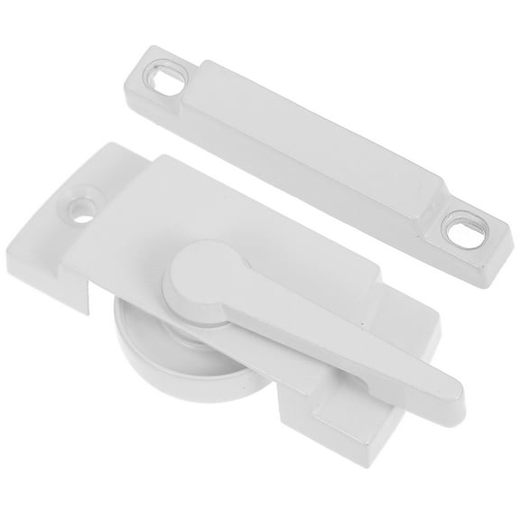 OFFIGAM Adjustable White Sliding Window Lock for Doors with Security Features
