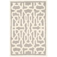 thumbnail image 1 of Safavieh Cambridge 8' X 10' Hand Tufted Wool Rug in Silver and Ivory, 1 of 10
