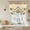 Yellow, variant on Beige Khaki Boho Balloon Curtains for Living Room/French Door, Vintage Ethnic Tribe Abstract Art Retro Tie Up Curtains 63 Inch Length Energy Saving Kitchen Curtains Shades for Windows 42"x63"