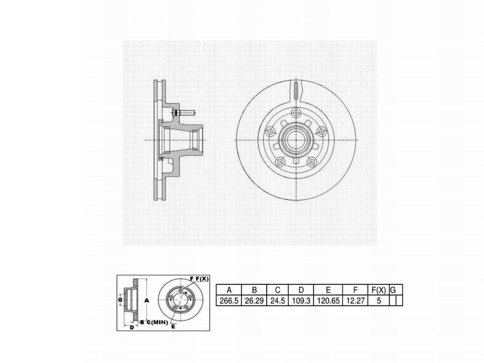 Winstop Brake Rotor and Hub Assembly, Front WS234296, Chevrolet S10 1995-1994