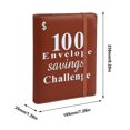 thumbnail image 2 of Savings Challenge Wallet Planners Book Portátil 100 sobres Savings Challenge Carpeta reutilizable para planificador de presupuesto, 2 of 5