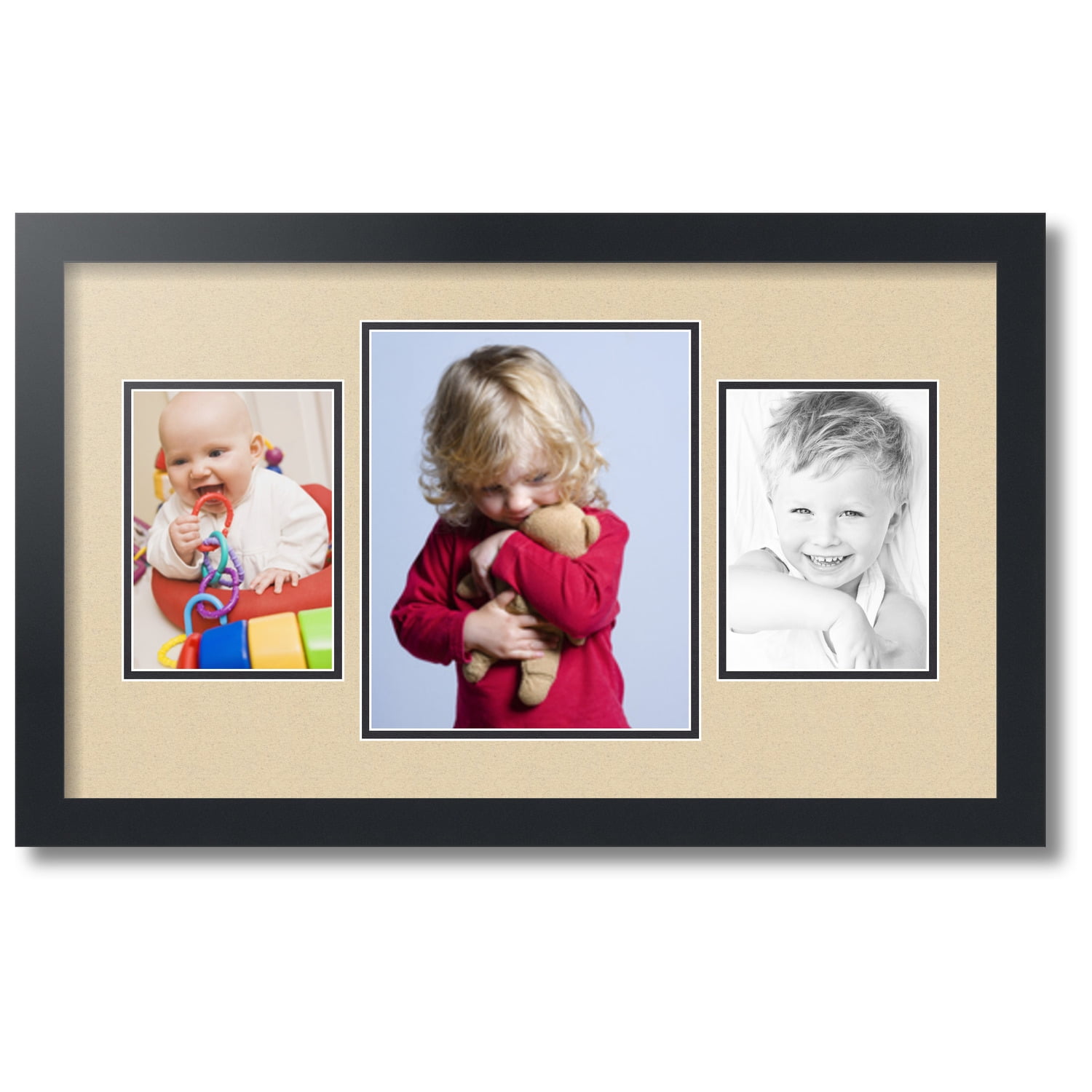 ArtToFrames Collage Photo Picture Frame with 1 8x10 and 2 5x7