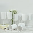 thumbnail image 4 of AMERTEER [Verres à Champagne Réutilisables] 3/6/9/12/20 Pcs Gobelet Blanc Simple Réutilisable Verres à Cocktail / Tasse à Jus Sucré pour Maison Mariage Hôtel Fête Noël Halloween, 4 of 5