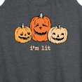 thumbnail image 3 of Instant Message - I'm Lit - Women's Racerback Tank Top, 3 of 6