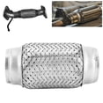 thumbnail image 1 of Tubo de escape flexible tubo flexible de escape trenzado de 225 x 6 pulgadas para tubo de drenaje Turbo Wastegate para sistema de escape ANGGREK Otros, 1 of 8
