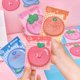 thumbnail image 2 of 4 memo pads, 11.3*8.5cm, fruit shape notepads for planning errands and office study lists, 2 of 5