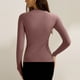 thumbnail image 3 of Ropa de trabajo,Camiseta de verano de manga larga con cuello redondo para mujer, informal y cómoda, de tejido suave y transpirable, ideal para el hogar o el trabajo, sopatenor, 3 of 7