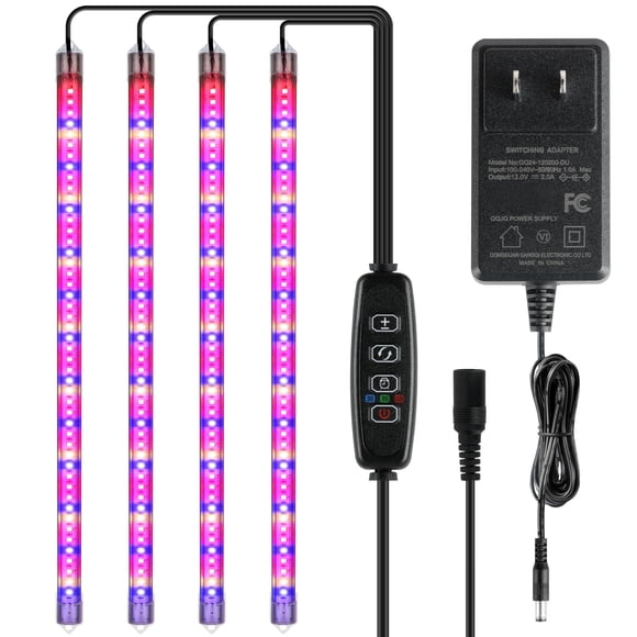 Tiras de luz Plant Grow iPower 192 LED para plantas de interior