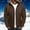 A47 Brown, variant on LEKWK Mens Down Jacket with Hood Puffer Jackets Winter Coat Padded Warm Zip Up Quilted Packable Lightweight Puffy Coats with Pockets Outerwear, Beige XL