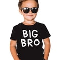 thumbnail image 3 of Big Bro Shirt for Boys Handwritten Older Brother Graphic T-Shirt Black Shirt Youth Medium, 3 of 5