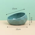 thumbnail image 6 of Ceramic Cat Bowl with Slanted Design, Elevated Dog Dish for Neck Comfort & Whisker Relief, Easy-Clean Pet Food Bowl, 6 of 9