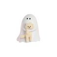 thumbnail image 2 of Cute Ghost Figurine Holding Bear, Kawaii Halloween Decor for Home Office Desk Shelf, Non-Scary Spooky Season Ornament, Adorable White Resin Statue for Kids Room Tiered Tray Decoration Gift, 2 of 6