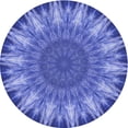 thumbnail image 1 of Ahgly Company Indoor Round Patterned Sky Blue Dress Blue Area Rugs, 6' Round, 1 of 6